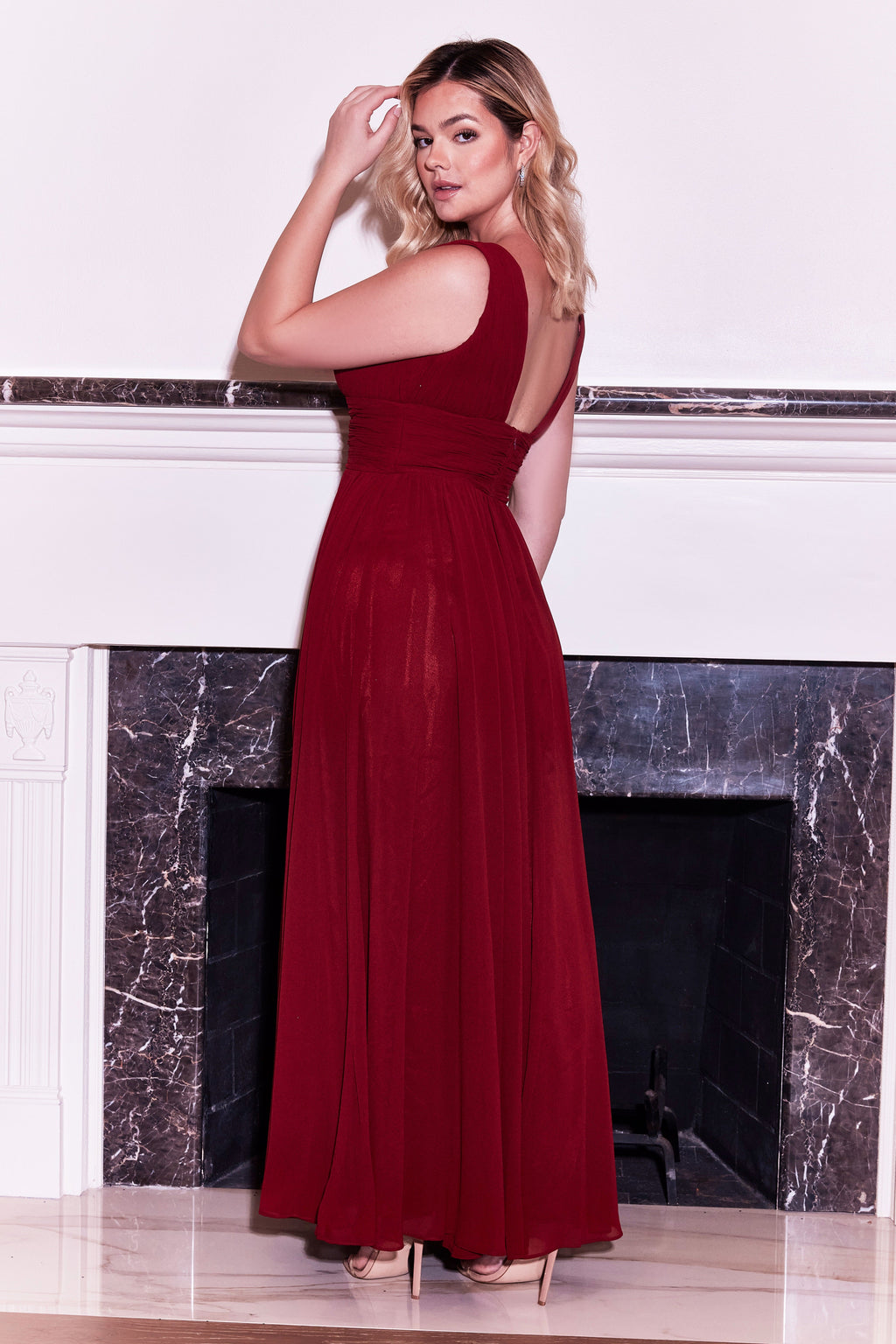 Long Formal Chiffon Evening Dress