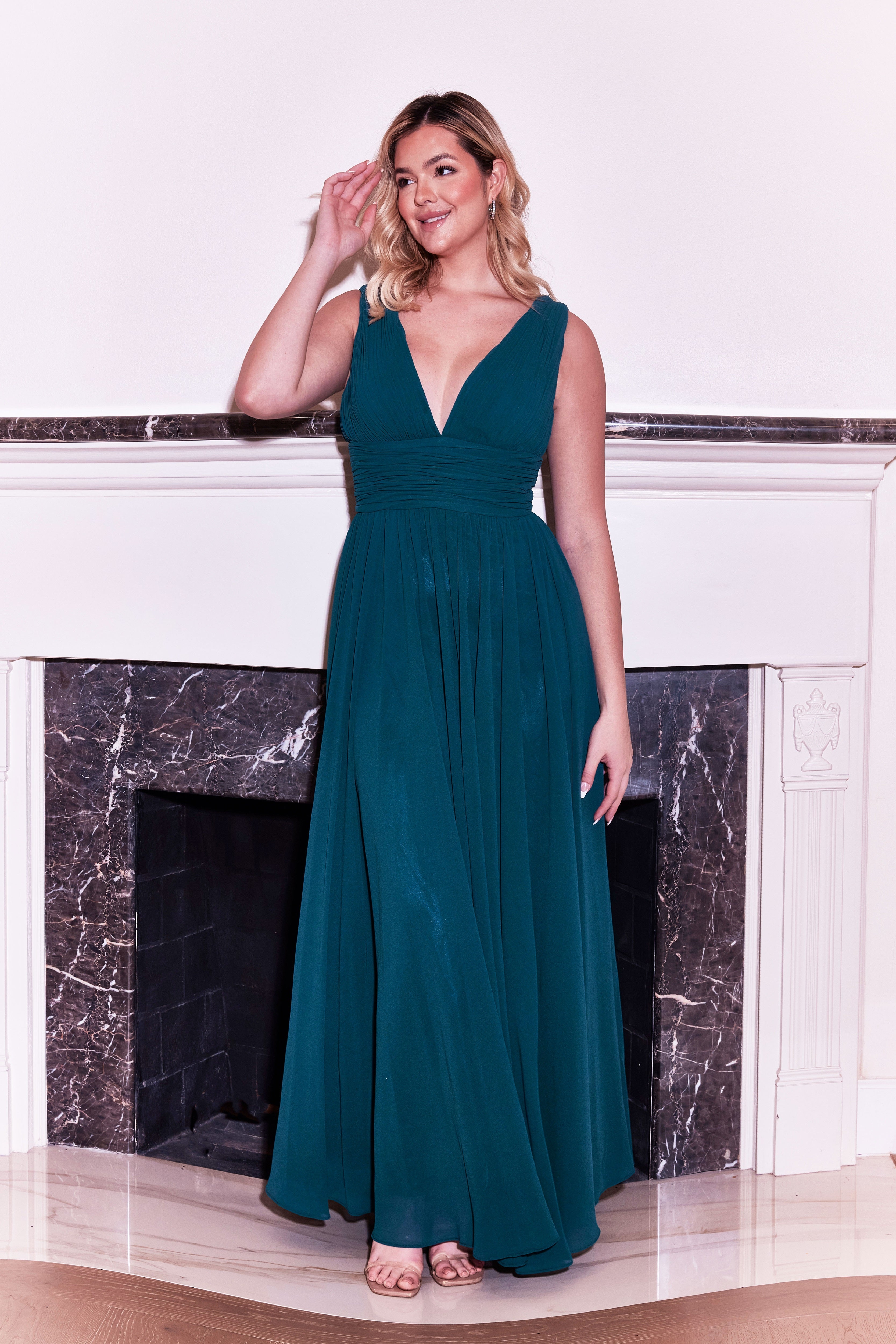 Long Formal Chiffon Evening Dress