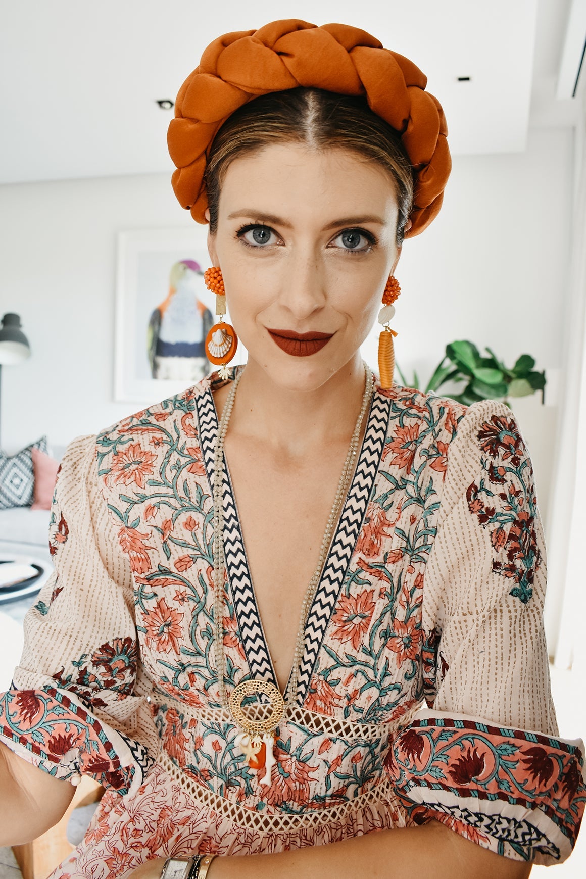 Peacock Flare Dress