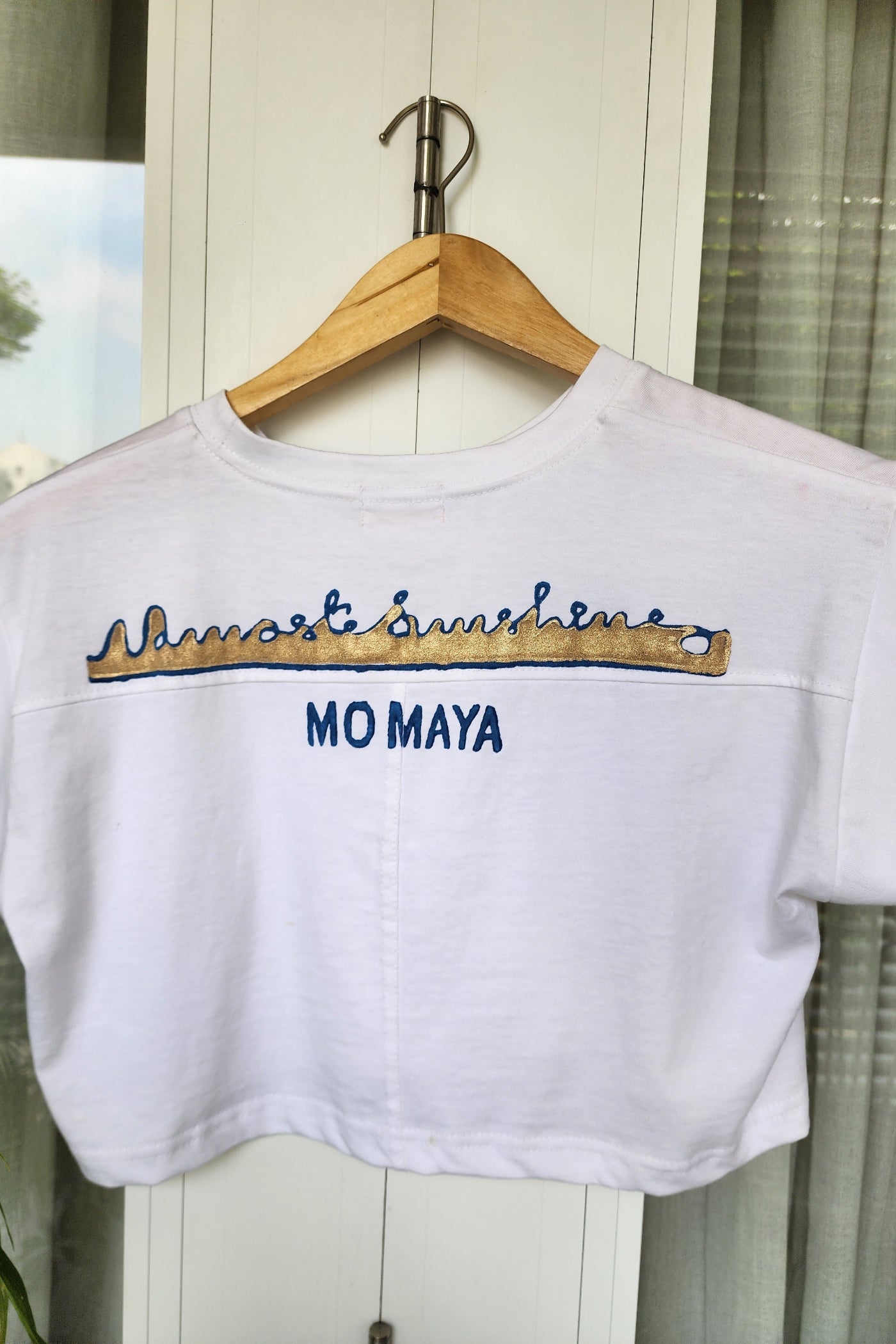 Crop T-shirt (Namaste Sunshine)