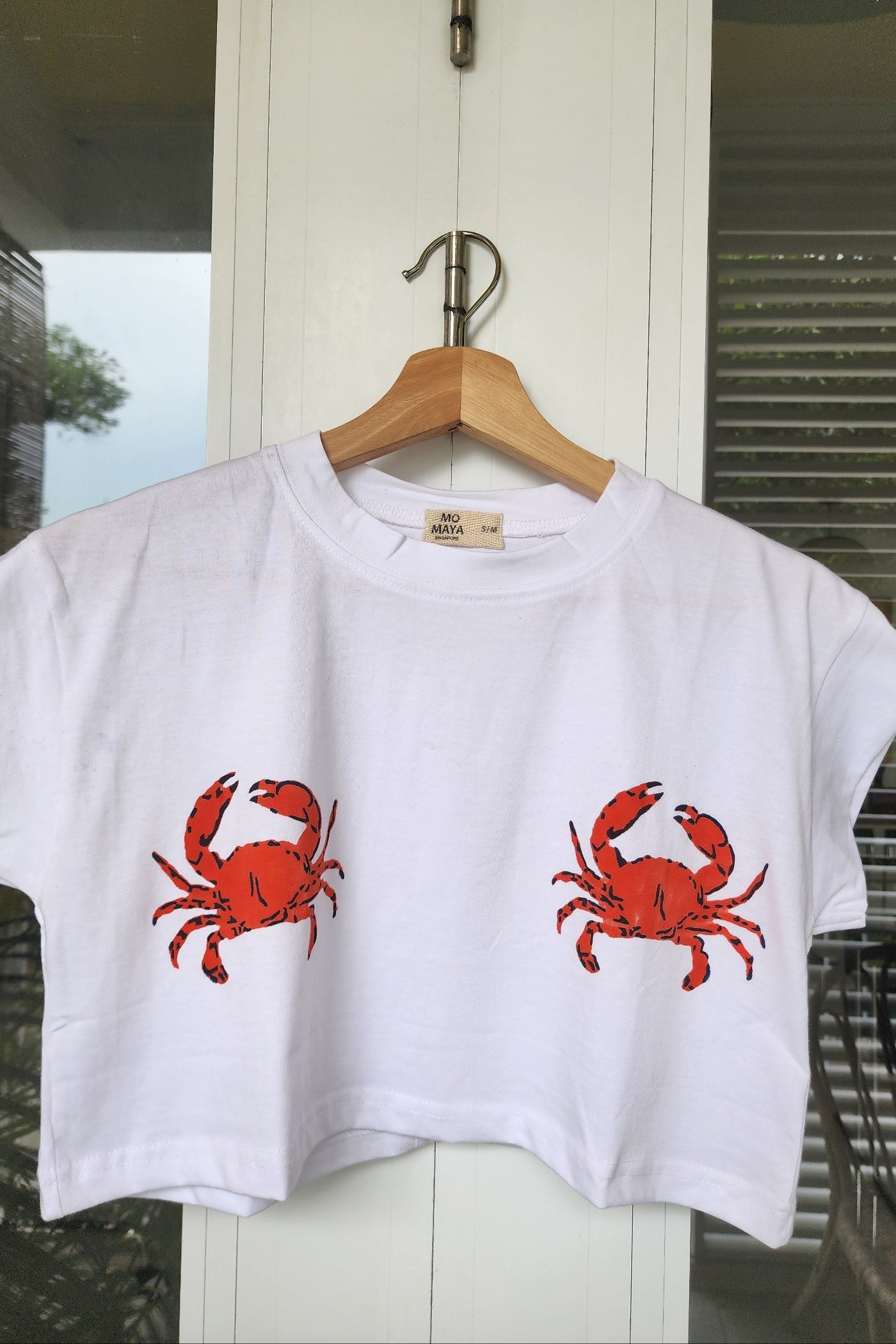 Crop T-shirt (Crabs)