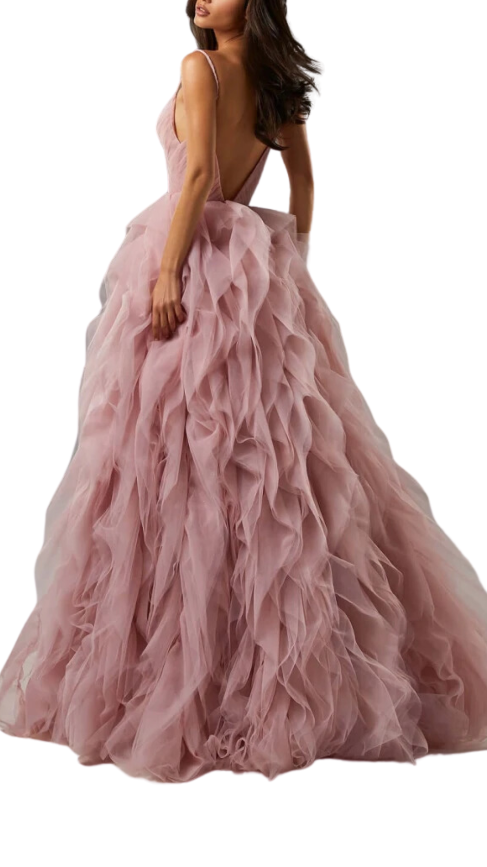 Milla dreamy Maxi Dress in Misty Rose