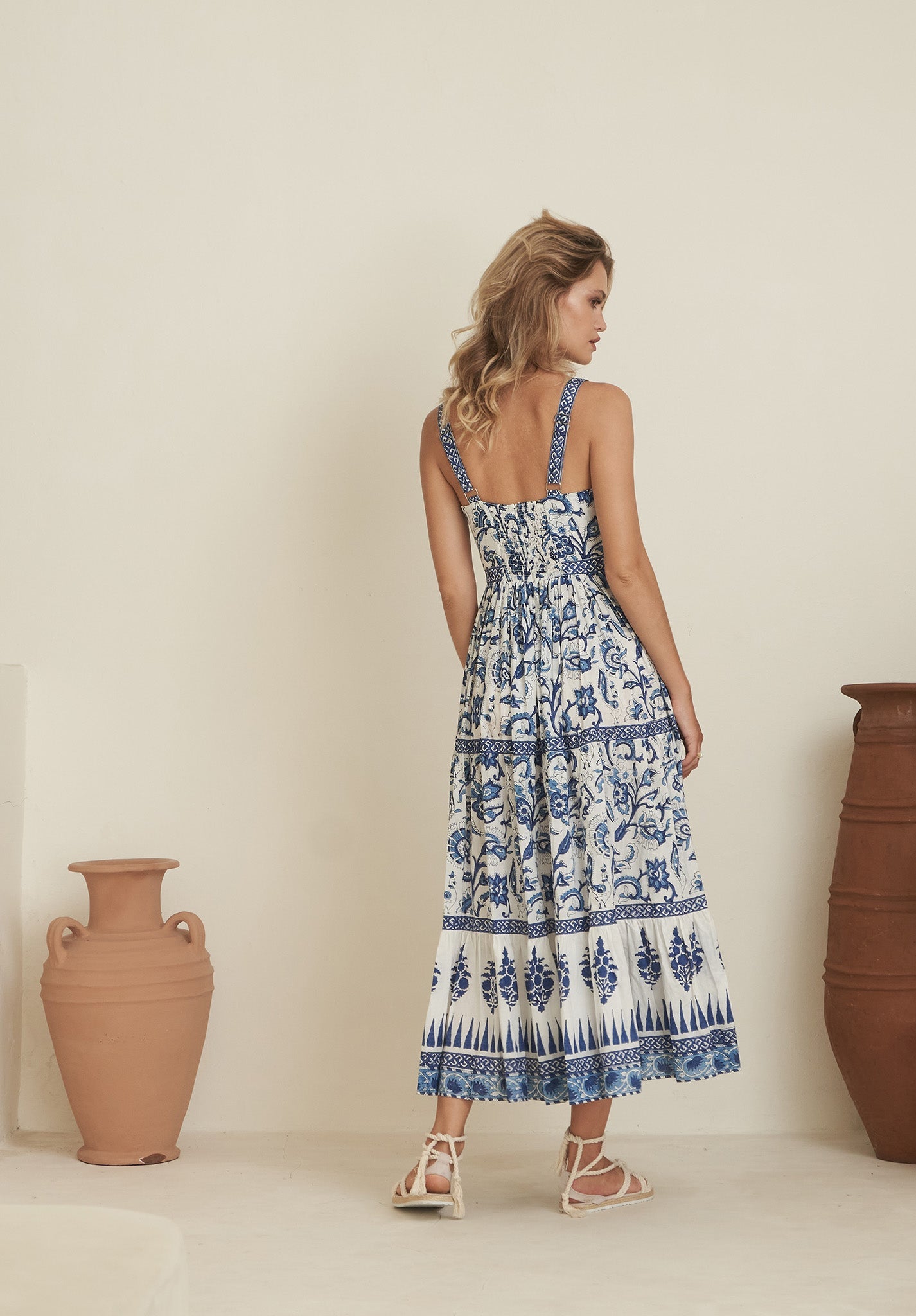 Mojo Bustier Maxi Blue